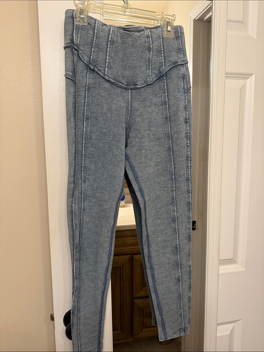 FP Movement by Free People Light Blue High-Rise Jeggings